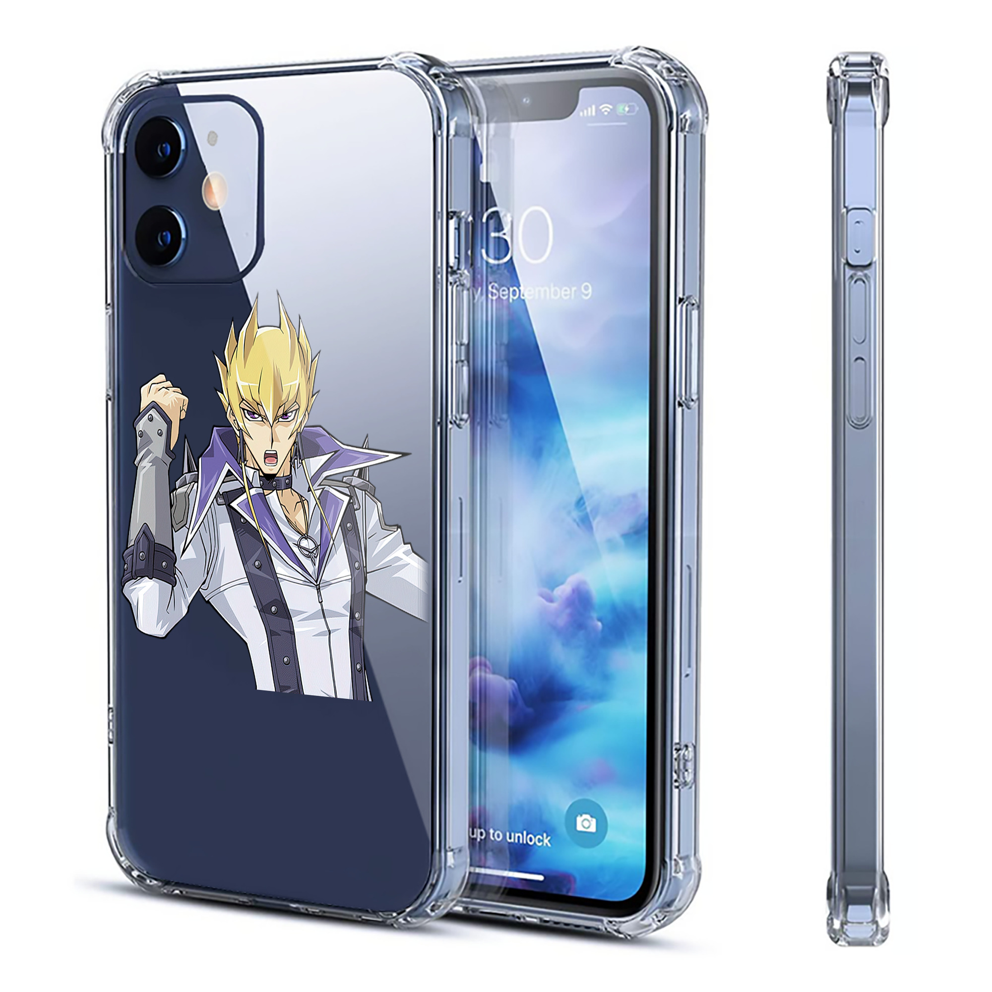 （画像用） 遊☆戯☆王 Yu-Gi-Oh! 【iPhone 12シリーズ対応】透明スマホケース（クリアソフトケース）